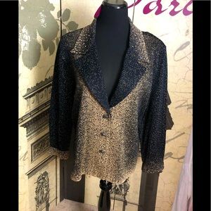 Elegant sparkly jacket by Ming Wang in XL